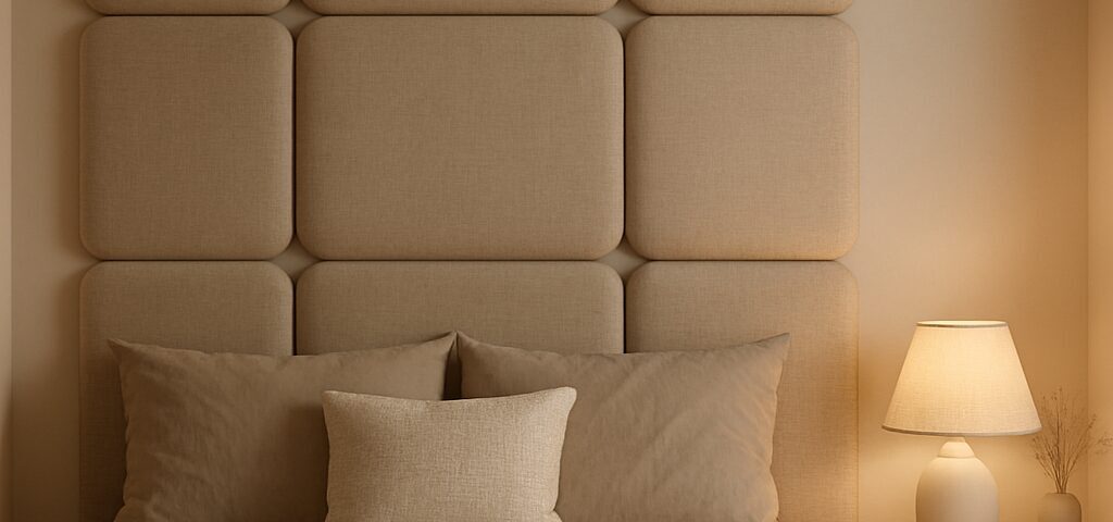 Čalúnené panely na mieru: moderná stena do spálne, chodby aj obývačky – dizajn, akustika a ochrana stien - featured 29