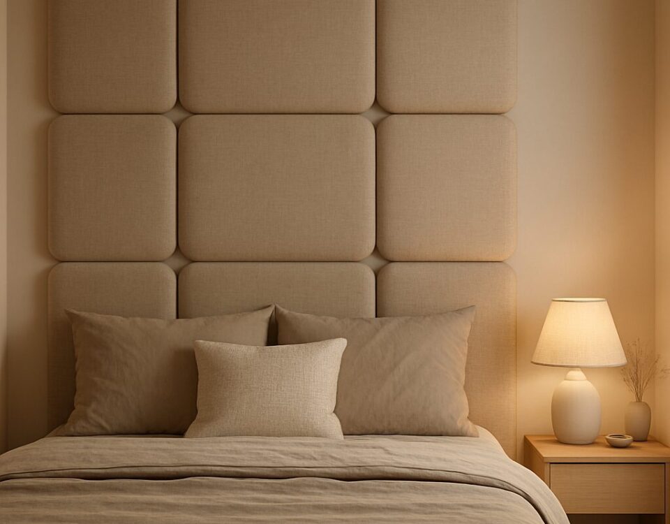 Čalúnené panely na mieru: moderná stena do spálne, chodby aj obývačky – dizajn, akustika a ochrana stien - featured 29
