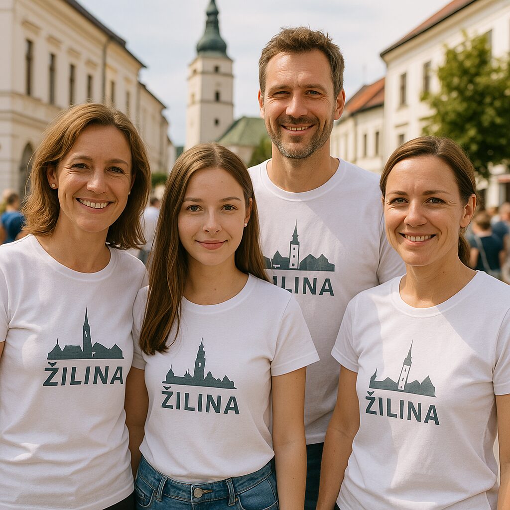 Potlač tričiek Žilina: originálny spôsob prezentácie značky alebo podujatia