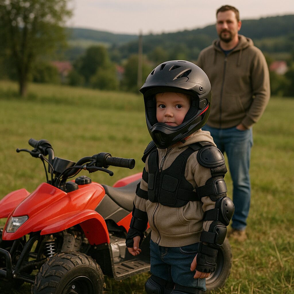 Detská štvorkolka benzínová: ako vybrať správny model pre dieťa