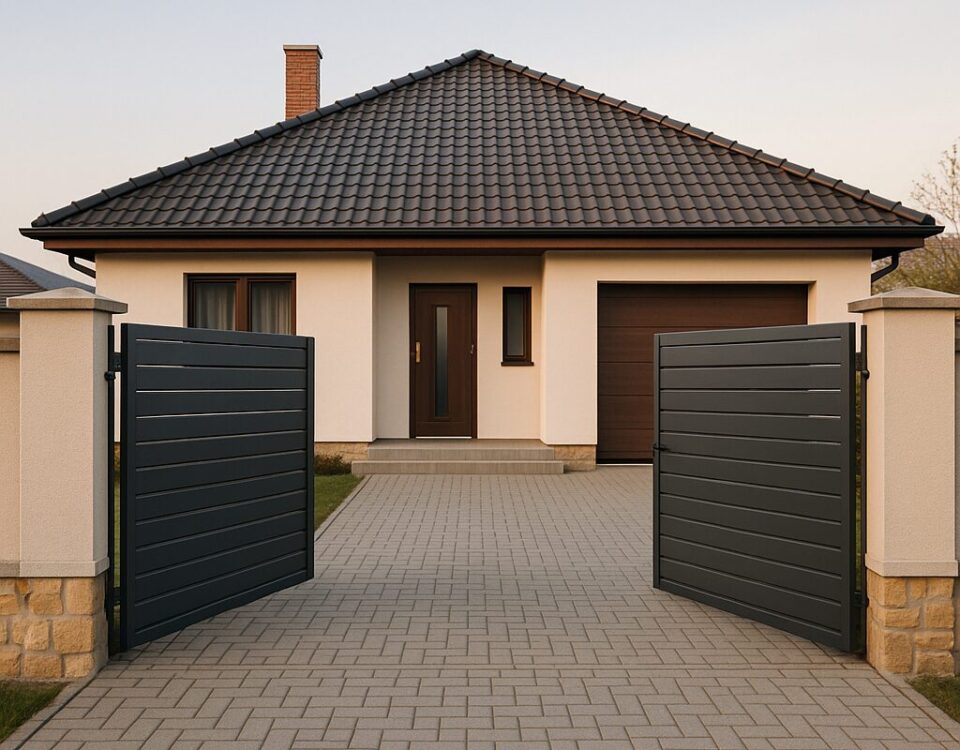 Dvojkrídlová brána ako praktické riešenie pre klasické aj moderné vstupy - featured 9