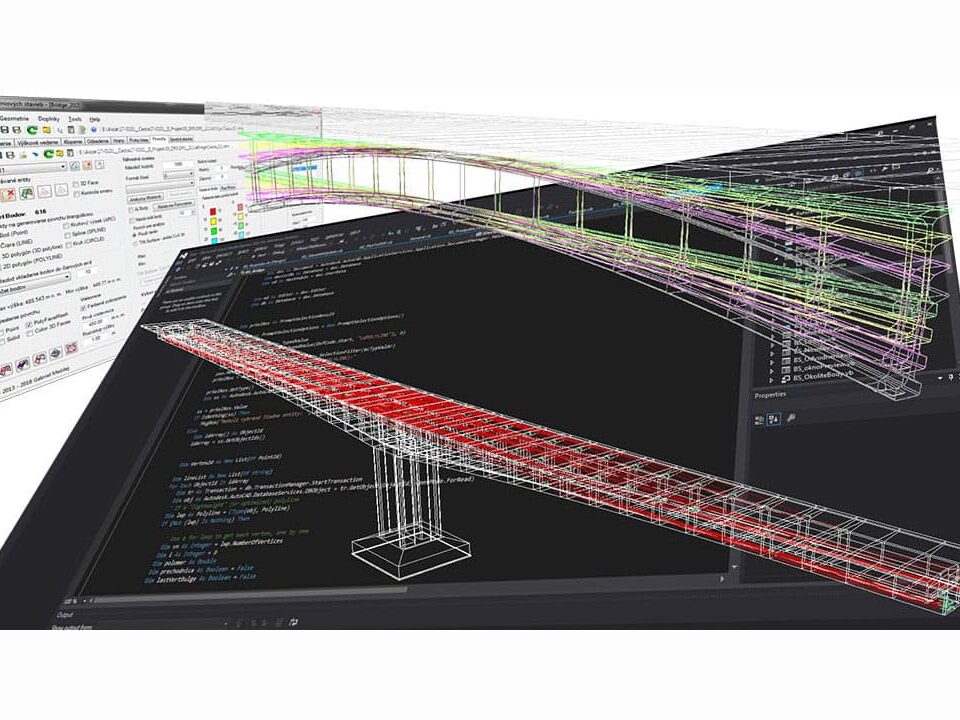 softvér na projektovanie mostov
