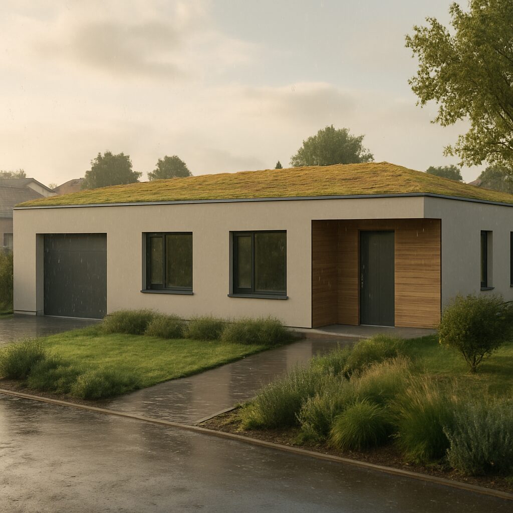 Zelená strecha: keď dom šetrí energiu a záhrada začína nad hlavou